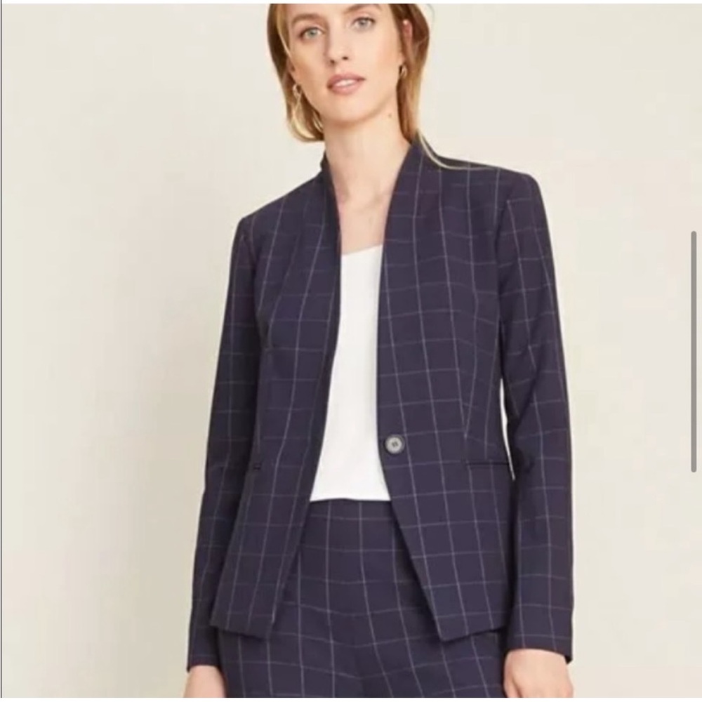 Ann Taylor The Cutaway Blazer in Bi-Stretch